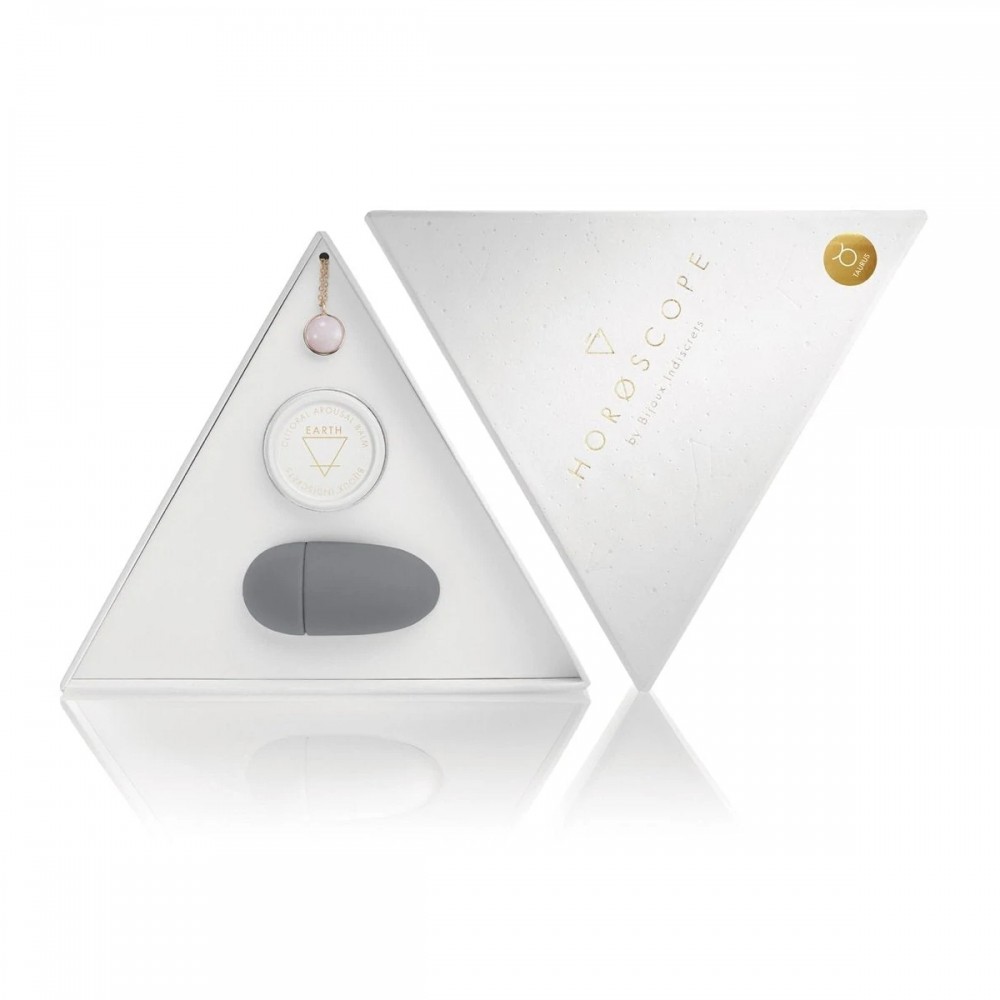 Різне - Набір Bijoux Indiscrets HOROSCOPE - Taurus (Телець) вібратор на палець, гель для клітора, підвіска