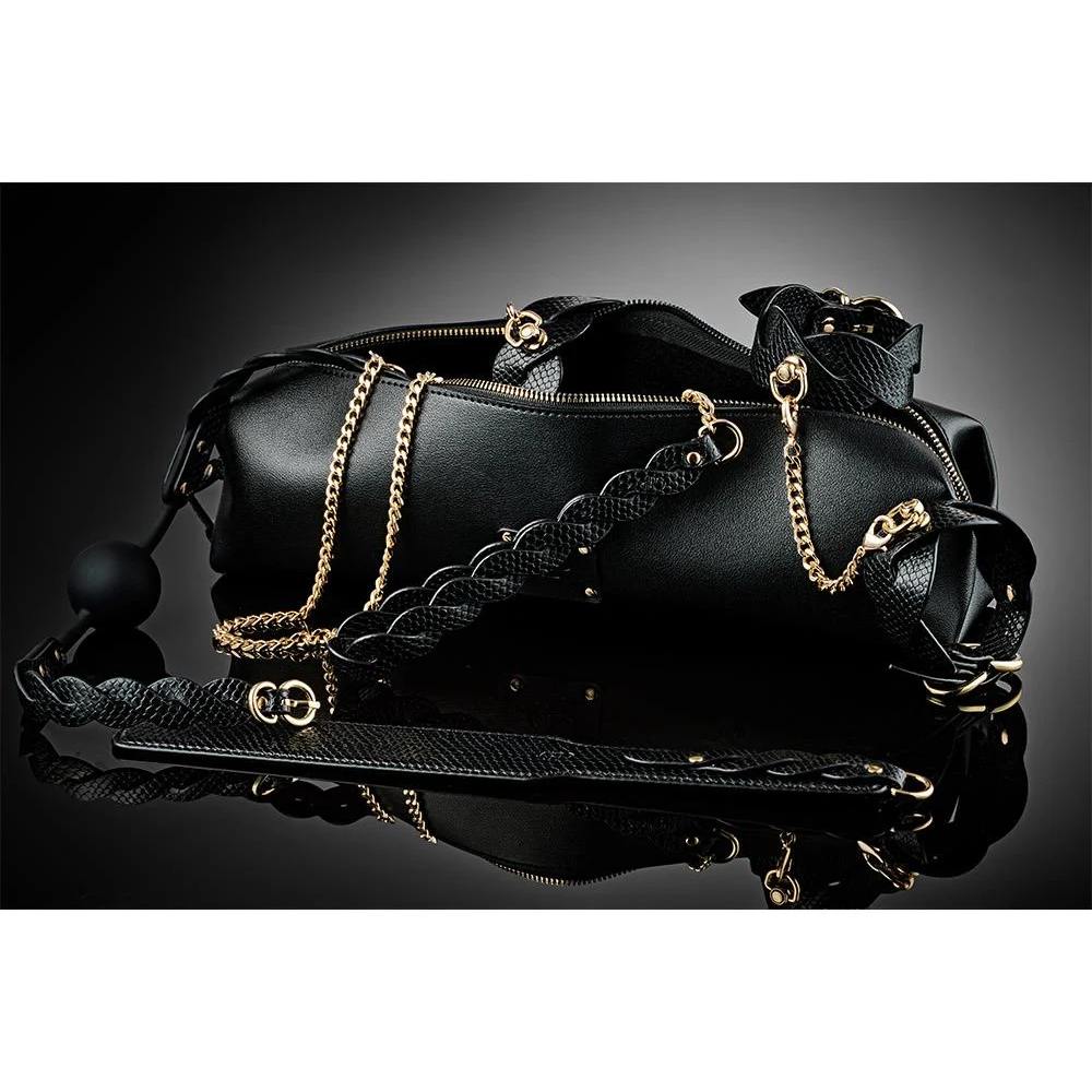 БДСМ игрушки - Набор для БДСМ Guilty Pleasure Eclipse, черный, 7 предметов 9