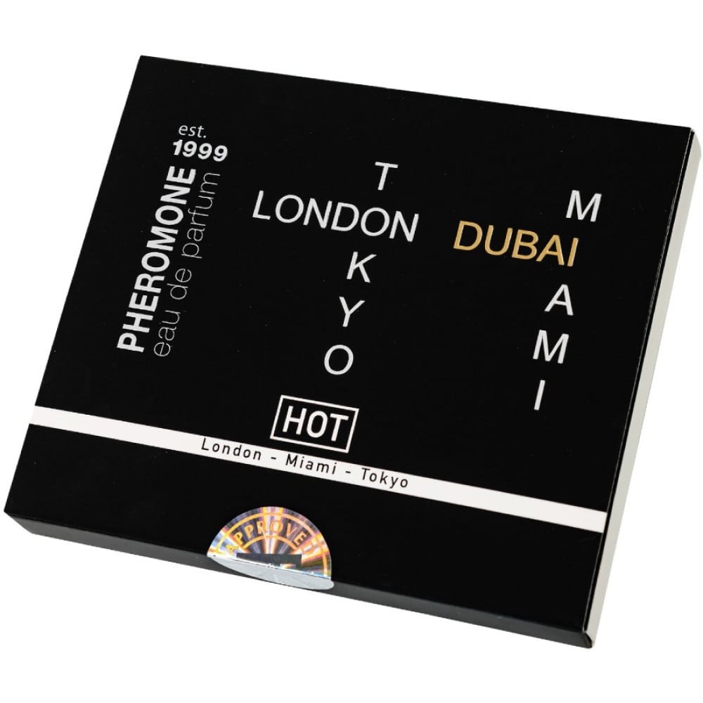 Разное - Набор парфюмов для мужчин с феромонами HOT LMTD Pheromone Perfume Мen, 4x5 мл 5