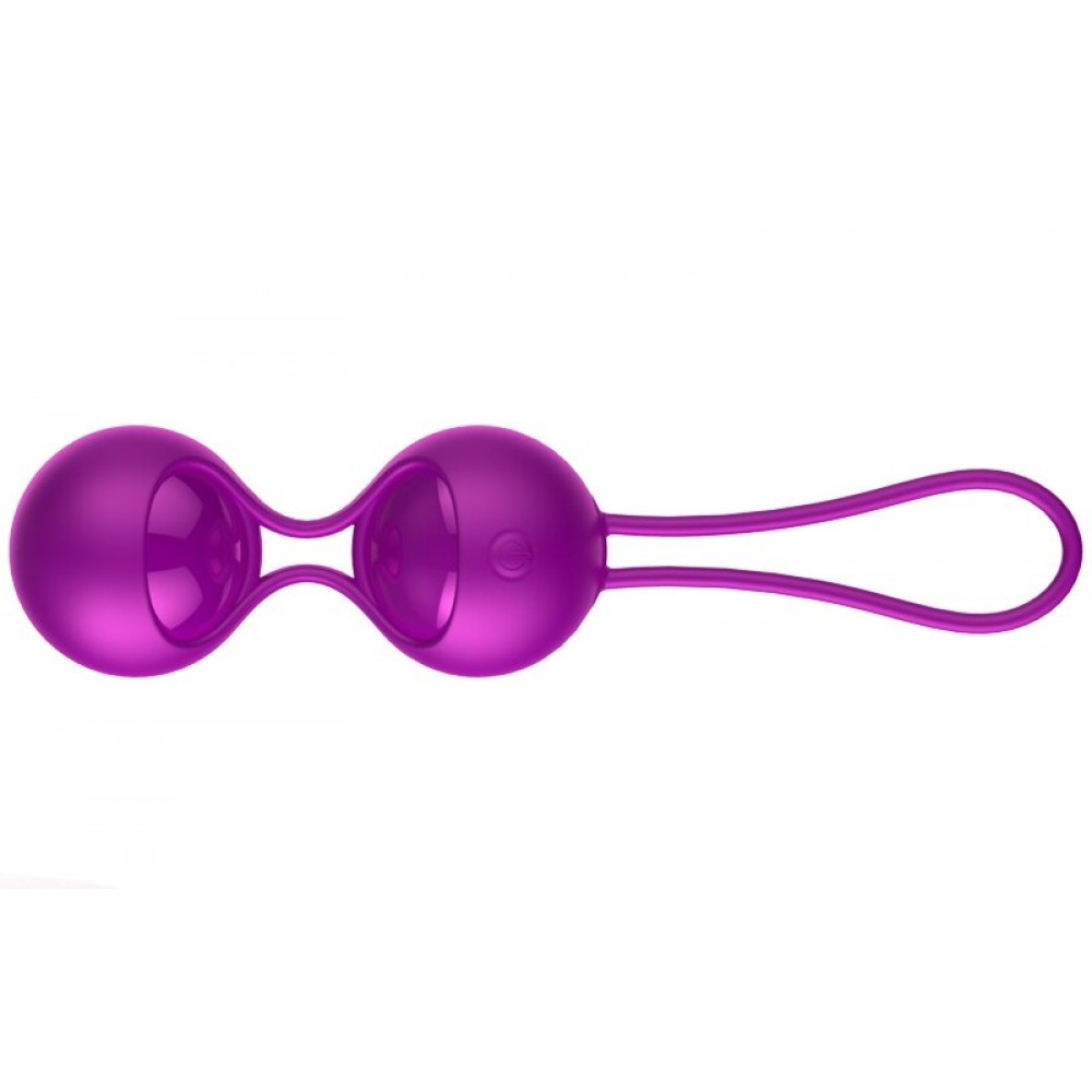 Вагинальные шарики - Набор вагинальных шариков с вибрацией и с пультом дистационного управления FOX - Vibrating Silicone Kegel Balls Set USB, BS6300003 3
