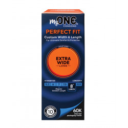 Презервативи MyONE Extra Wide and Long розмір 60K, 10 шт