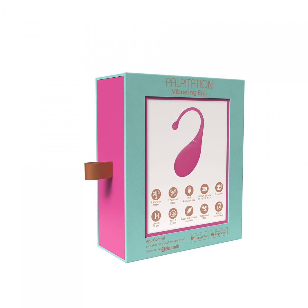 Разное - Смарт виброяйцо-стимулятор Adrien Lastic Palpitation универсальный, розовый 8