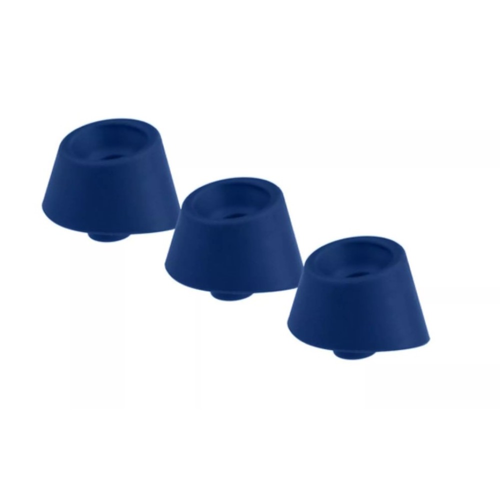 Вакуумный вибратор - Сменные насадки на Womanizer Duo, синий, размер M