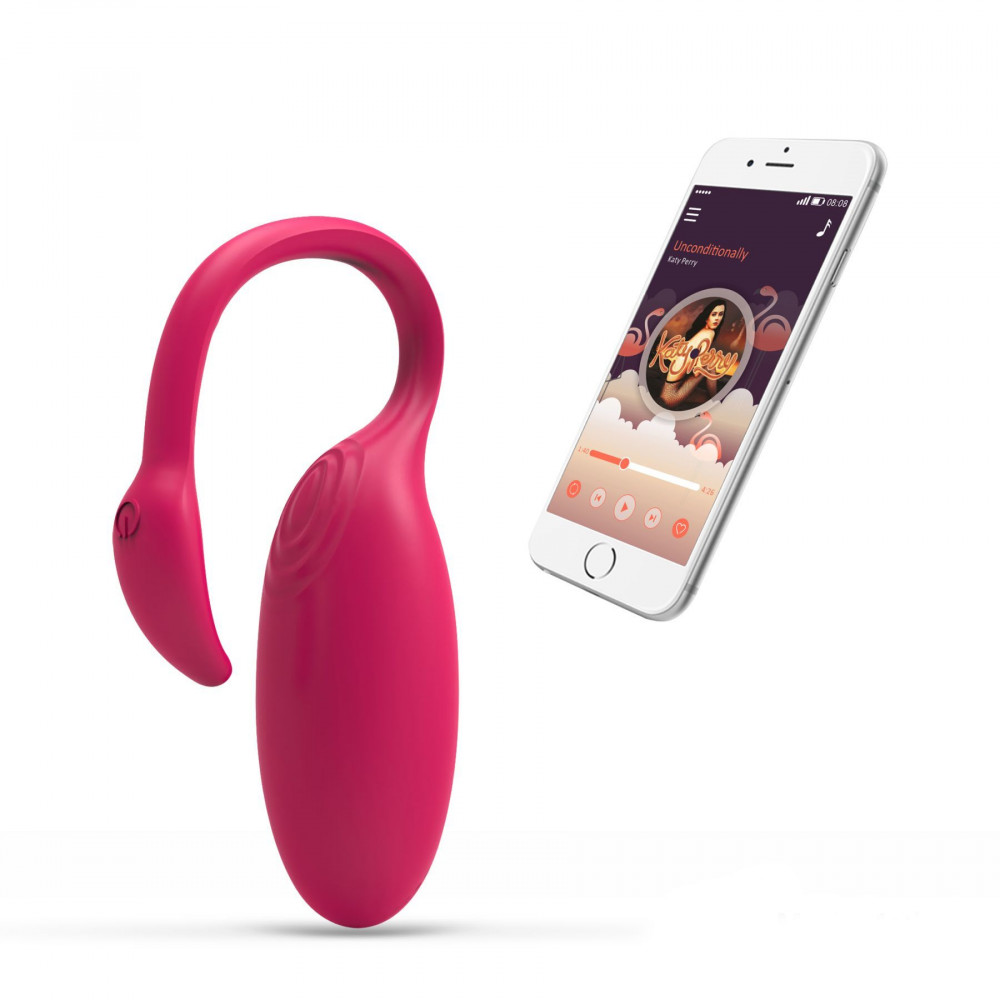 Смарт игрушки - Смарт-виброяйцо Magic Motion Flamingo со стимулятором клитора, 3 вида упражнений Кегеля