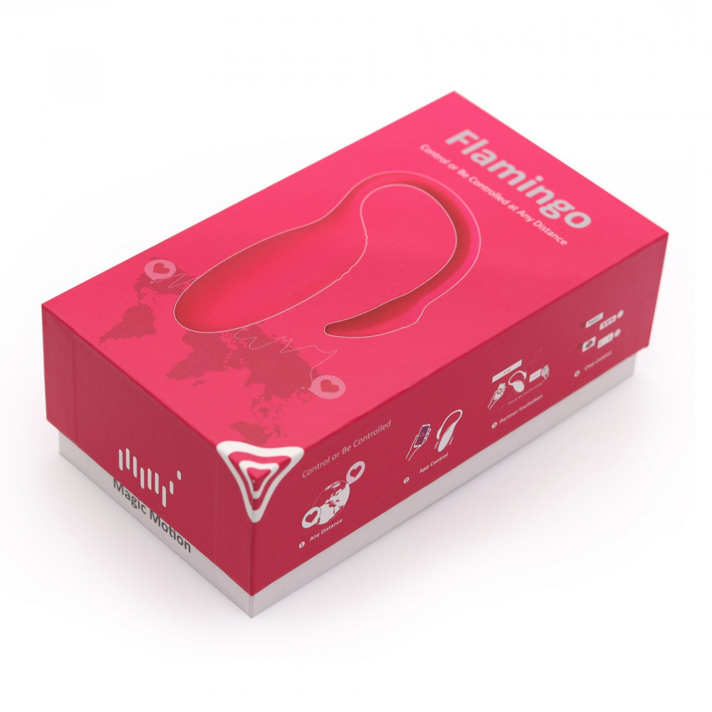 Смарт игрушки - Смарт-виброяйцо Magic Motion Flamingo со стимулятором клитора, 3 вида упражнений Кегеля 4