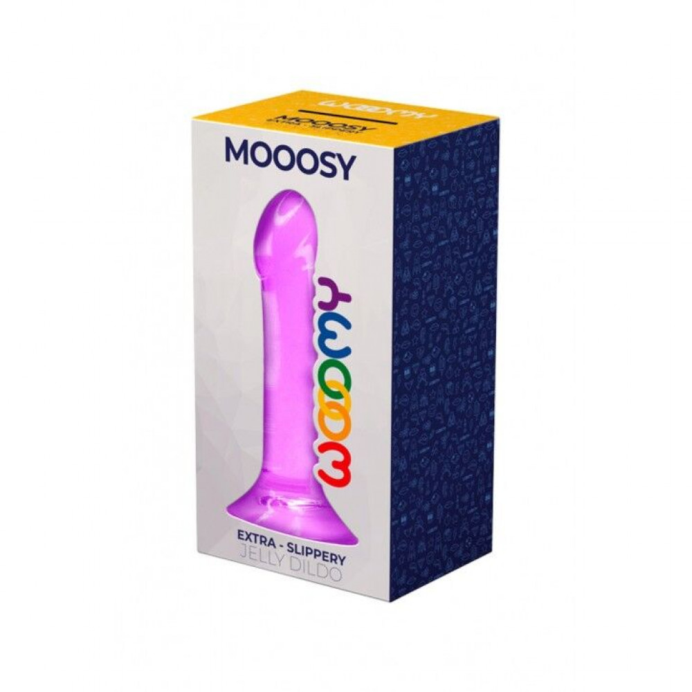 Дилдо - Дилдо Wooomy Mooosy, с присоской, совместим с трусиками для страпона, длина 18 см, диаметр 4,5 см 1