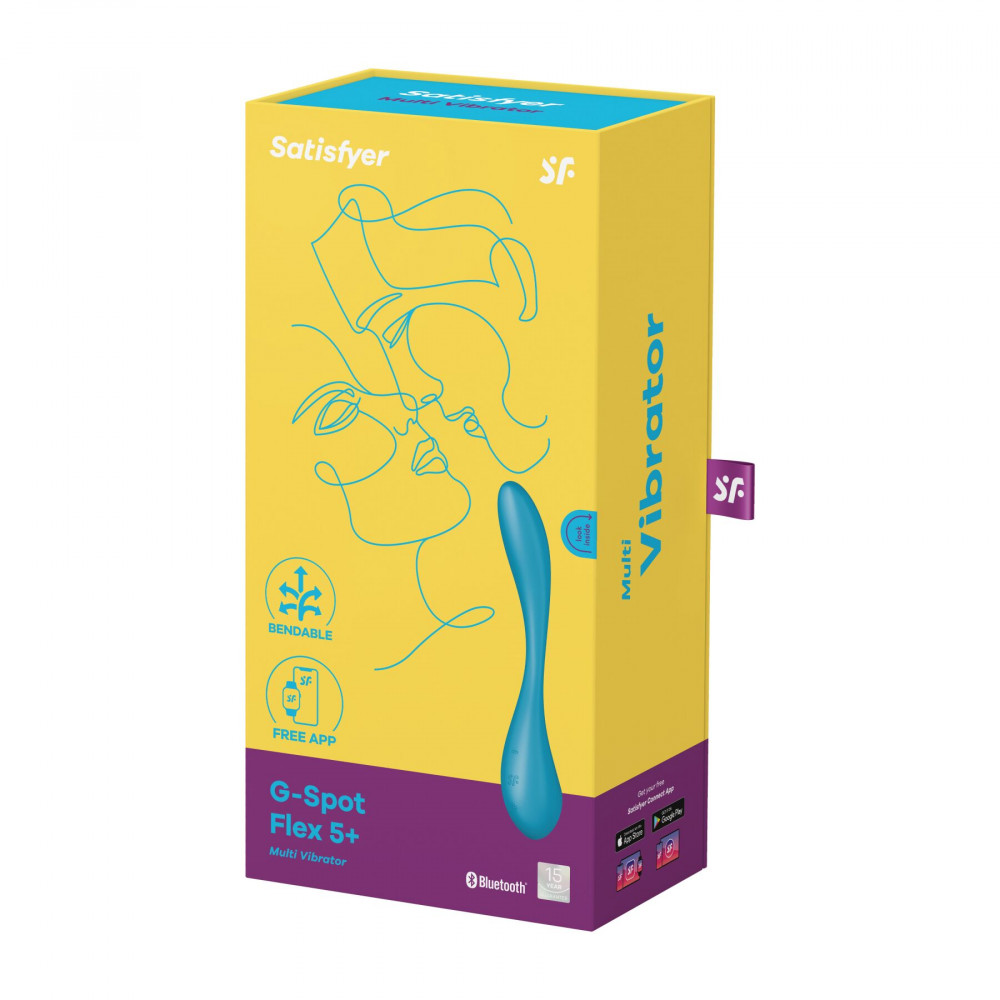 Стимулятор точки G - Универсальный вибратор Satisfyer G-Spot Flex 5+ Petrol 1