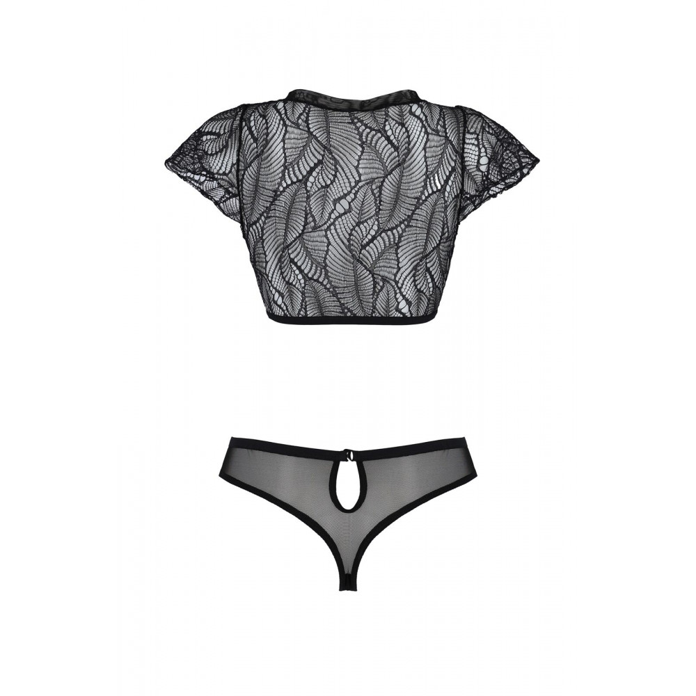 Сексуальные трусики - Комплект Passion LEAFA BIKINI black XXL/XXXL - ECO Passion 3