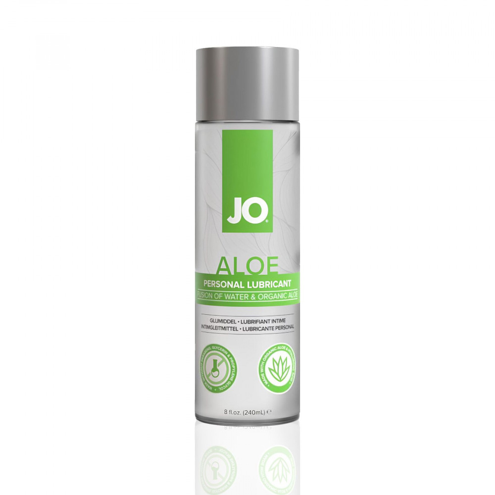 - Розпродаж!!! Змазка на водній основі JO H2O Organic Aloe 240 мл (термін 01.05.2027)