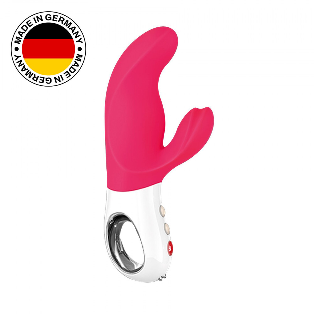 Вибратор-кролик - Вибратор-кролик Fun Factory MISS BI pink/white, 2 независимых мотора, диаметр 4,2 см