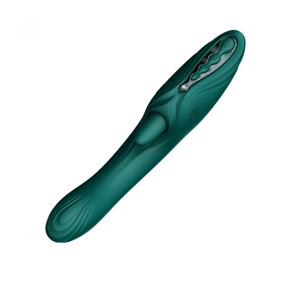 Вибратор-кролик - Вибратор-кролик Zalo Ares Turquoise Green 18