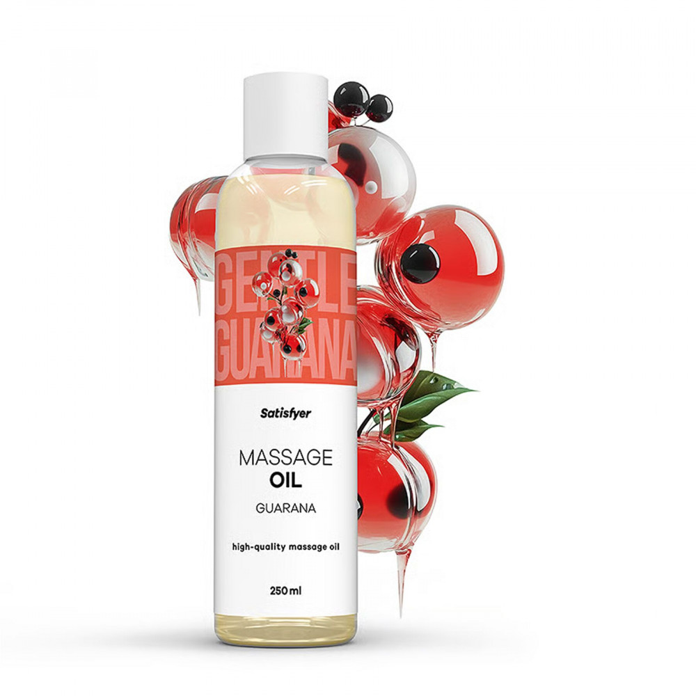  - Розпродаж!!! Масажна олія Satisfyer Massage Oil Guarana 250 мл (термін 30.04.2027) 1