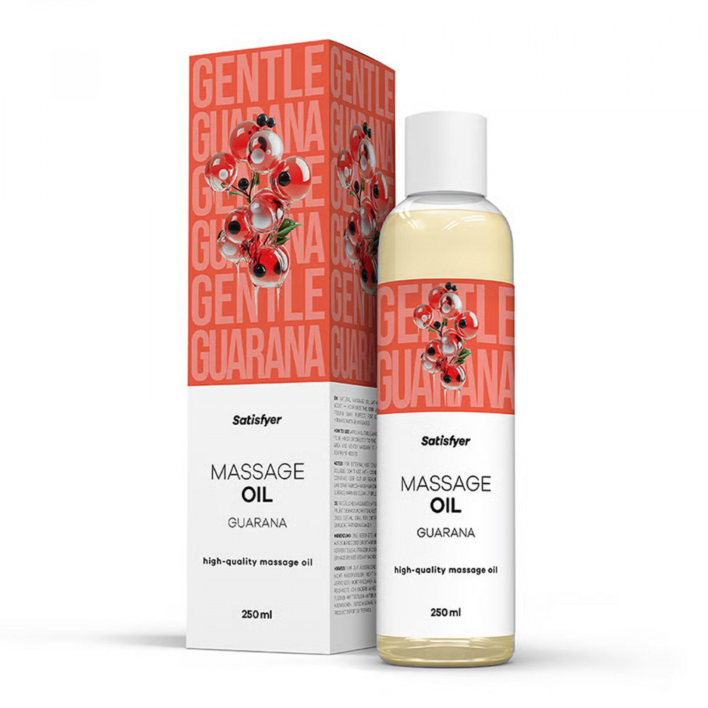  - Розпродаж!!! Масажна олія Satisfyer Massage Oil Guarana 250 мл (термін 30.04.2027)