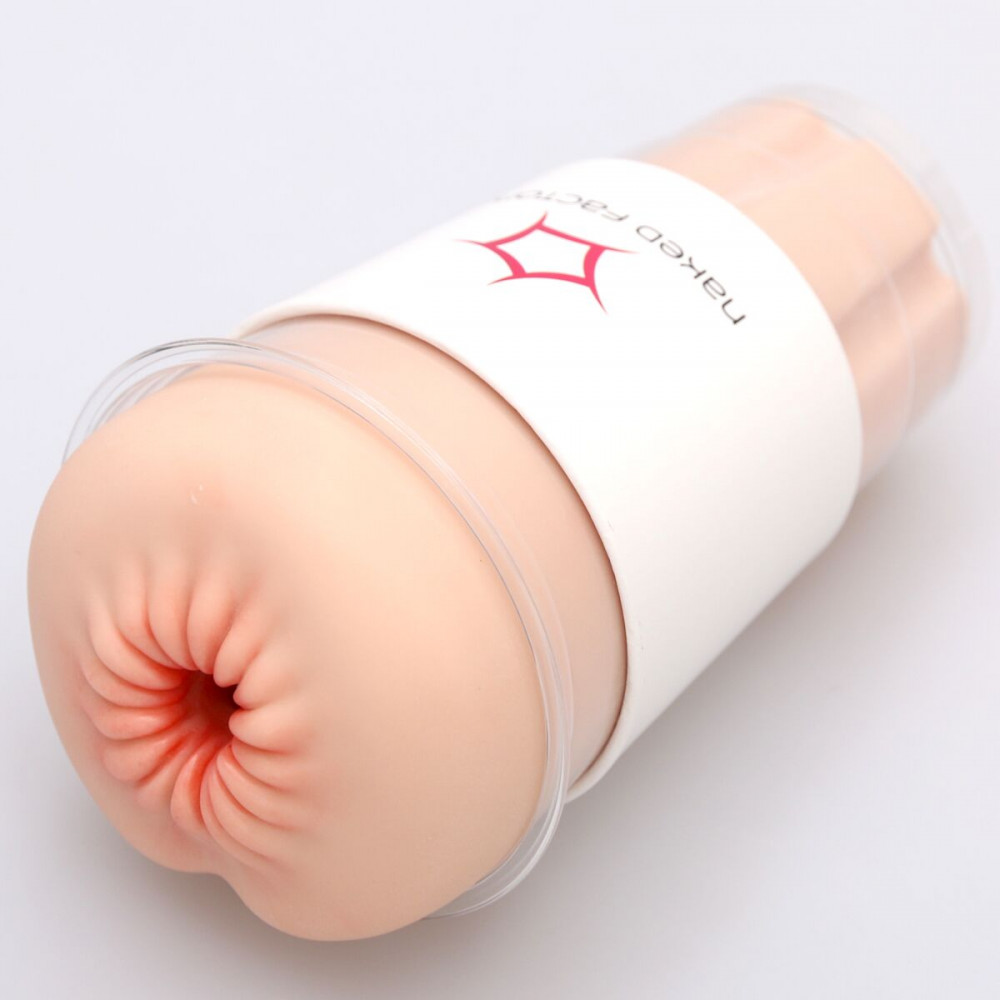 Мастурбатори без вібрації - Мастурбатор-анус Naked Factory Cup Sleeve A-3, наскрізний