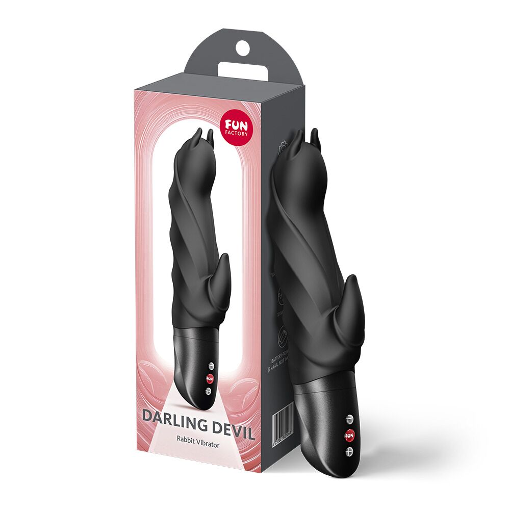 Класичний вібратор - Вібратор Fun Factory Darling Devil Black 2