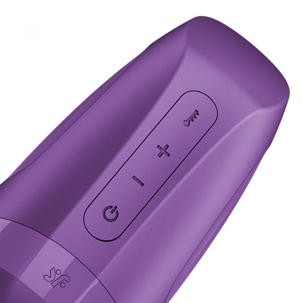 Мастурбаторы с вибрацией - Мастурбатор Satisfyer Men Heat Vibration Battery Series имитатор минета, подогрев и вибрация 4