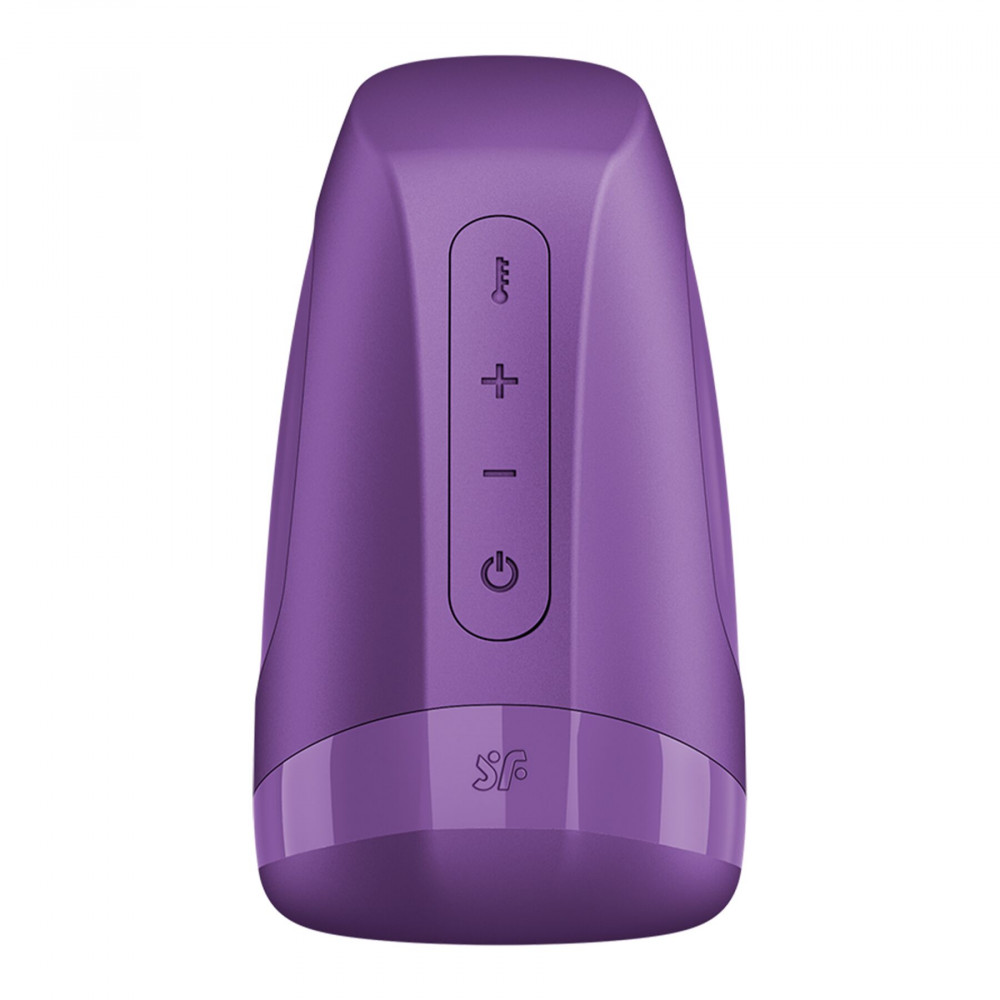 Мастурбаторы с вибрацией - Мастурбатор Satisfyer Men Heat Vibration Battery Series имитатор минета, подогрев и вибрация 3