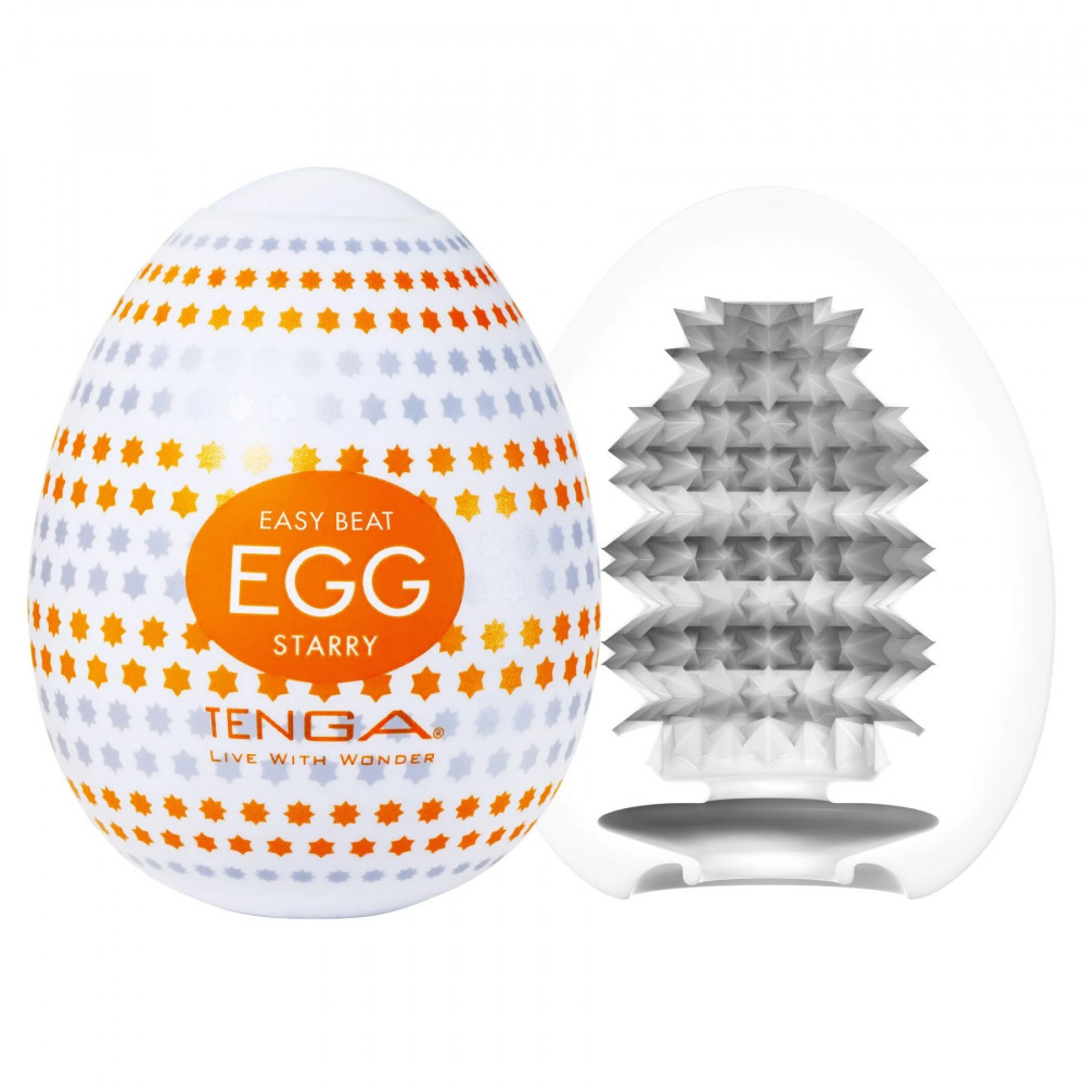 Мастурбатори без вібрації - Мастурбатор-яйце Tenga Egg Starry 1