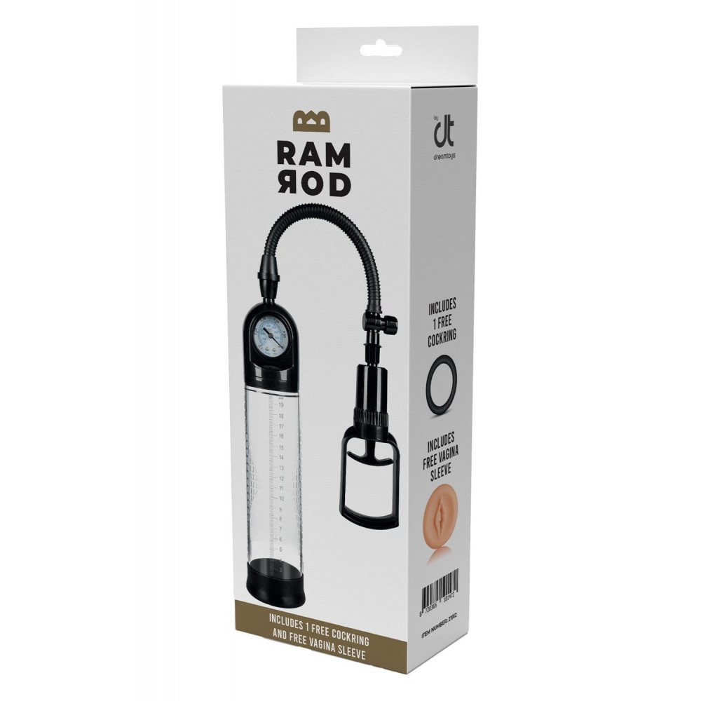 Помпы - Вакуумная помпа для пениса Dream Toys RAMROD DELUXE PENIS PUMP