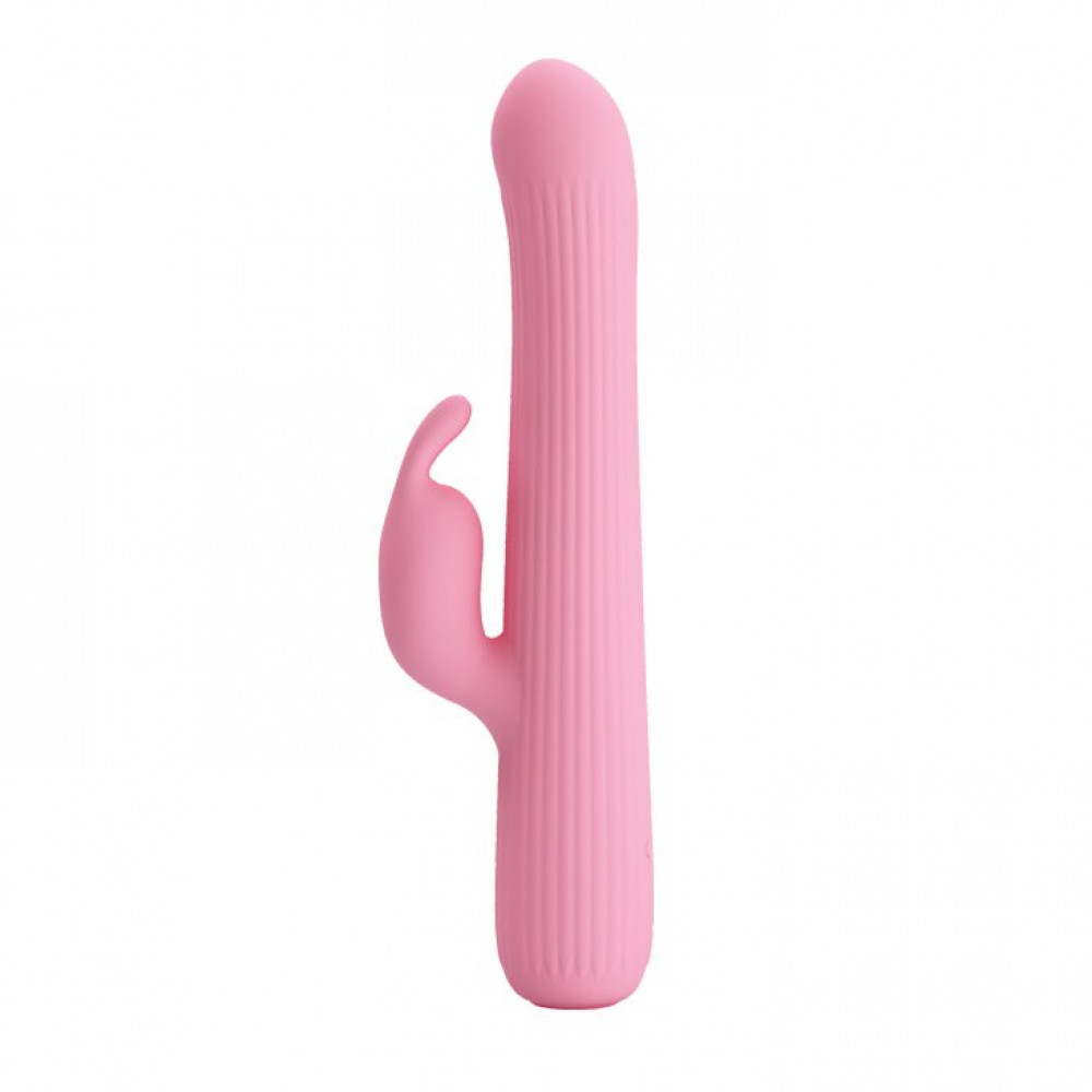 Різне - Вібратор з стимулятором клітора і ротацією 