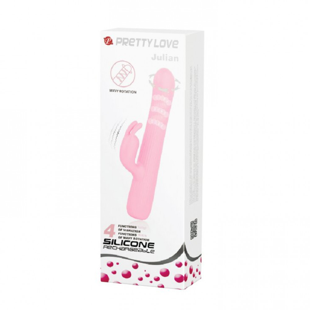 Різне - Вібратор з стимулятором клітора і ротацією 