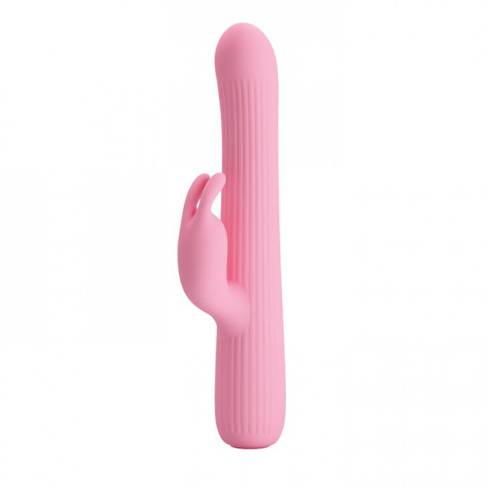 Різне - Вібратор з стимулятором клітора і ротацією 