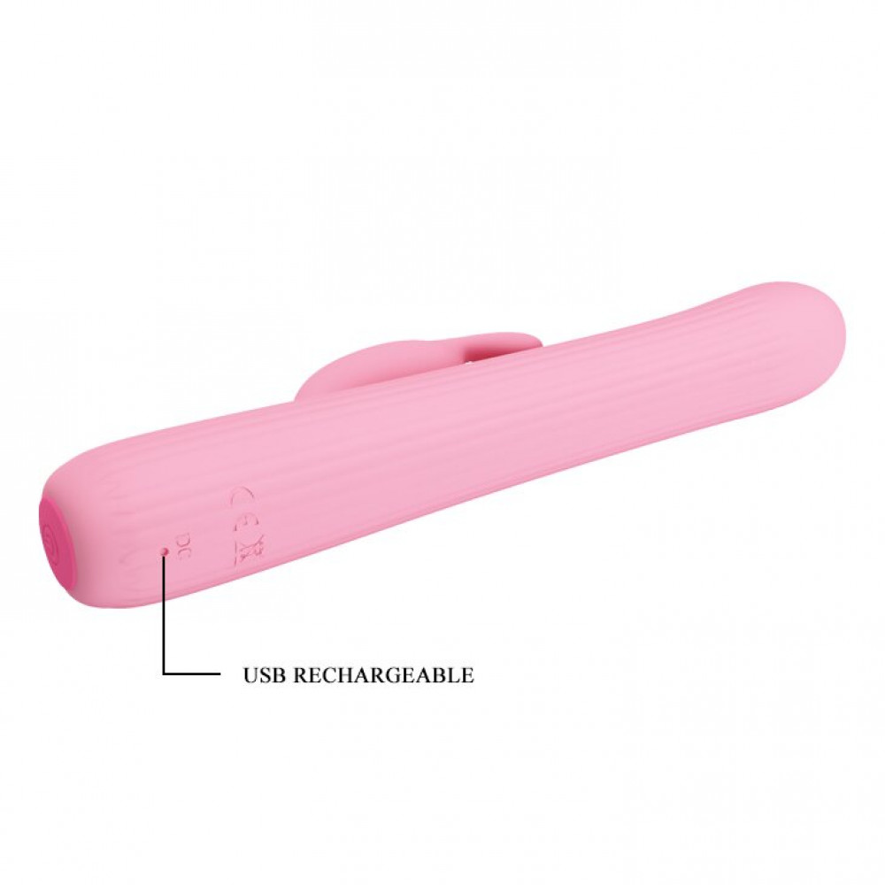 Різне - Вібратор з стимулятором клітора і ротацією 