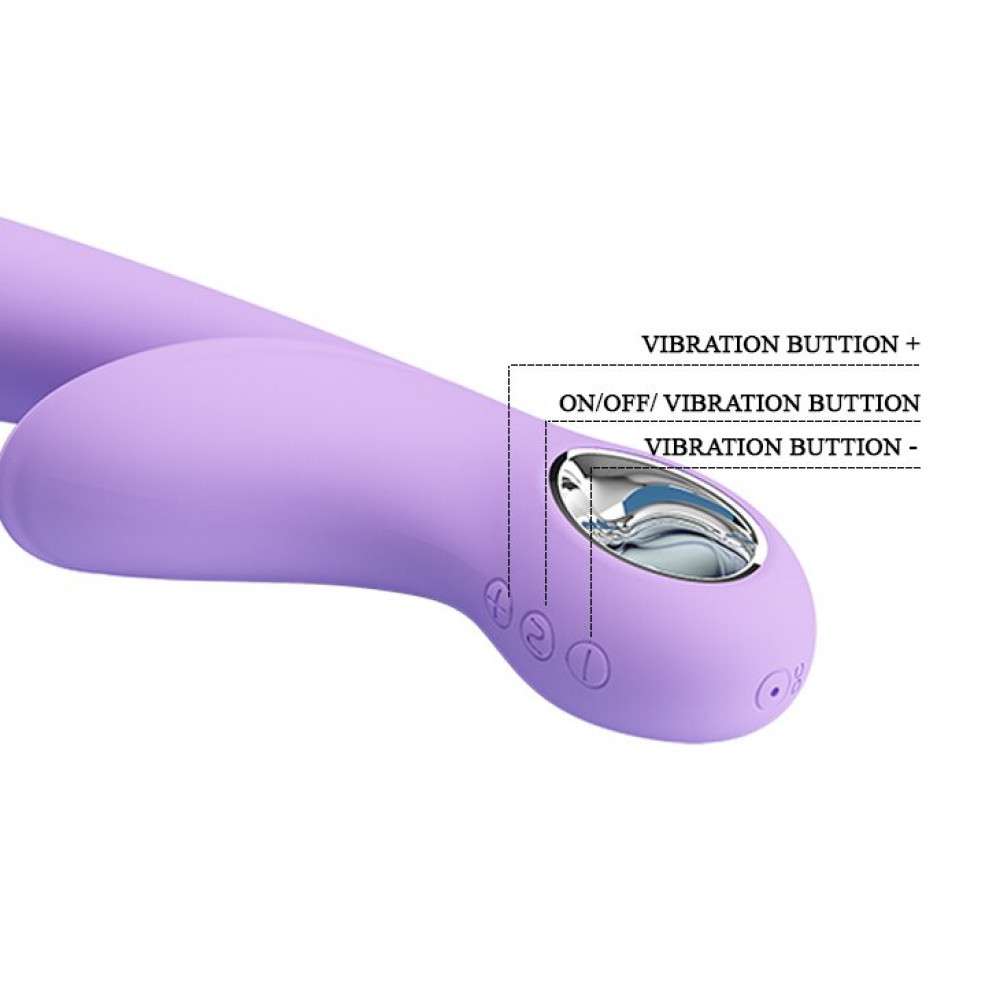 Різне - Вібратор із стимулятором клітора PRETTY LOVE Carol, BI-014571-2 7