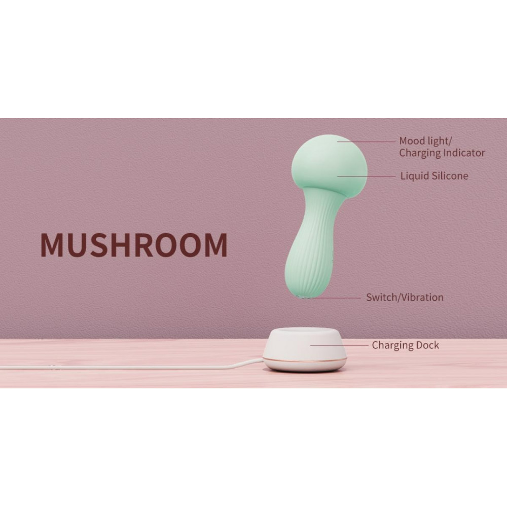  - Вибратор грибок, OTOUCH - Mushroom Siliconen 4