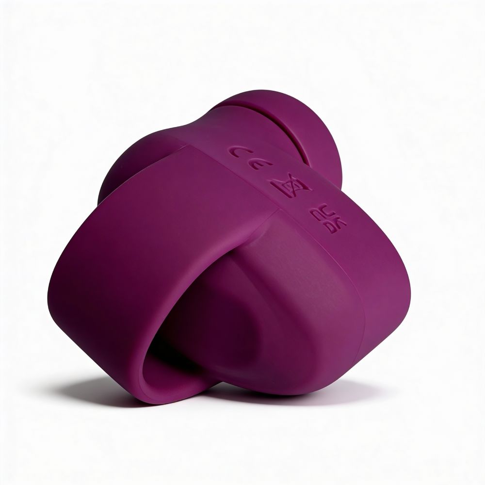 Вибропули и мини-вибраторы - Вибратор на палец Passion Play, бордовый, 15 режимов вибрации, 7,6 × 3,6 см 4