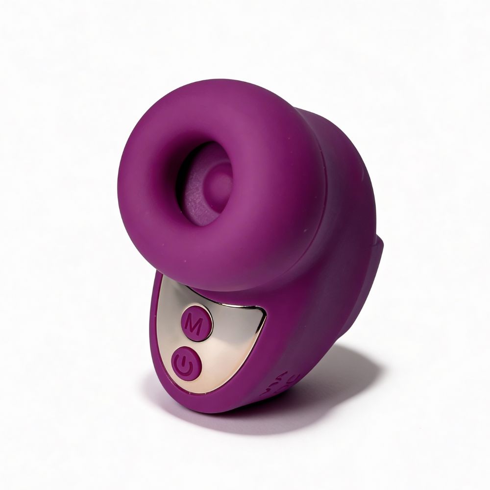 Вибропули и мини-вибраторы - Вибратор на палец Passion Play, бордовый, 15 режимов вибрации, 7,6 × 3,6 см 3