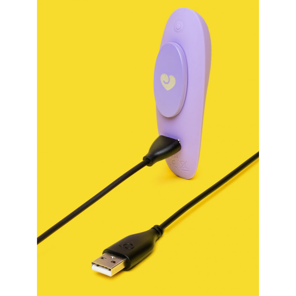 Вібропулі та міні-вібратори - Вібратор в трусики з пультом Lovehoney Mon Ami Panty Vibrator для клітора, бузковий 6