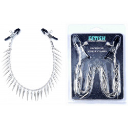 Затискачі для сосків Fetish Boss Series - №10 Exclusive Nipple Clamps, BS6100018