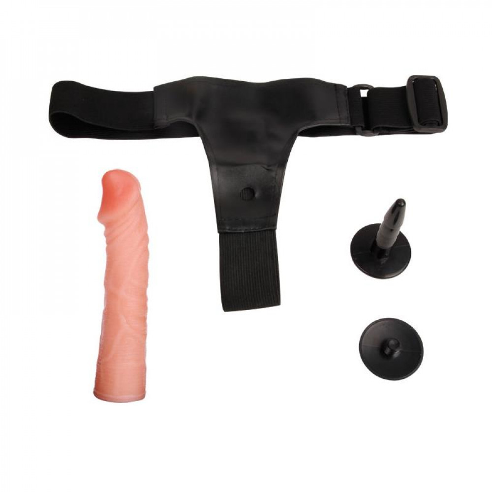 Страпони - Жіночий страпон реалістичний - Strap-On, PVC Material, Fresh 3