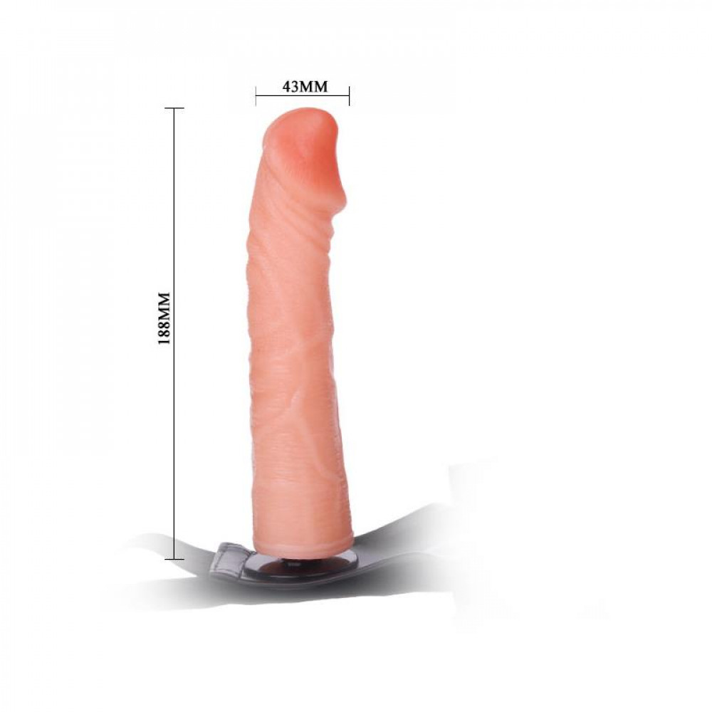 Страпони - Жіночий страпон реалістичний - Strap-On, PVC Material, Fresh 4