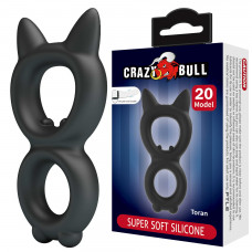 Эрекционное кольцо Crazy Bull №20 - TORAN super soft silicone, BI-210365