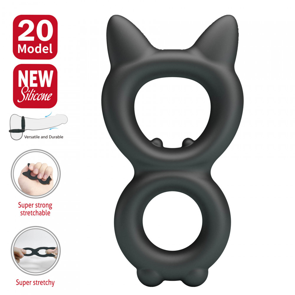  - Эрекционное кольцо Crazy Bull №20 - TORAN super soft silicone, BI-210365 1