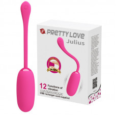 ПЕРЕЗАРЯЖАЕМОЕ ВИБРОЯЙЦО PRETTY LOVE «JULIUS», BI-014653-1