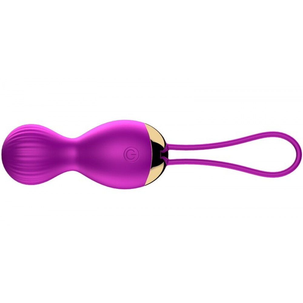Вагинальные шарики - Вагинальные шарики с вибрацией и с пультом дистанционного управления FOX - Vibrating Silicone Kegel Balls USB, BS6300004 3
