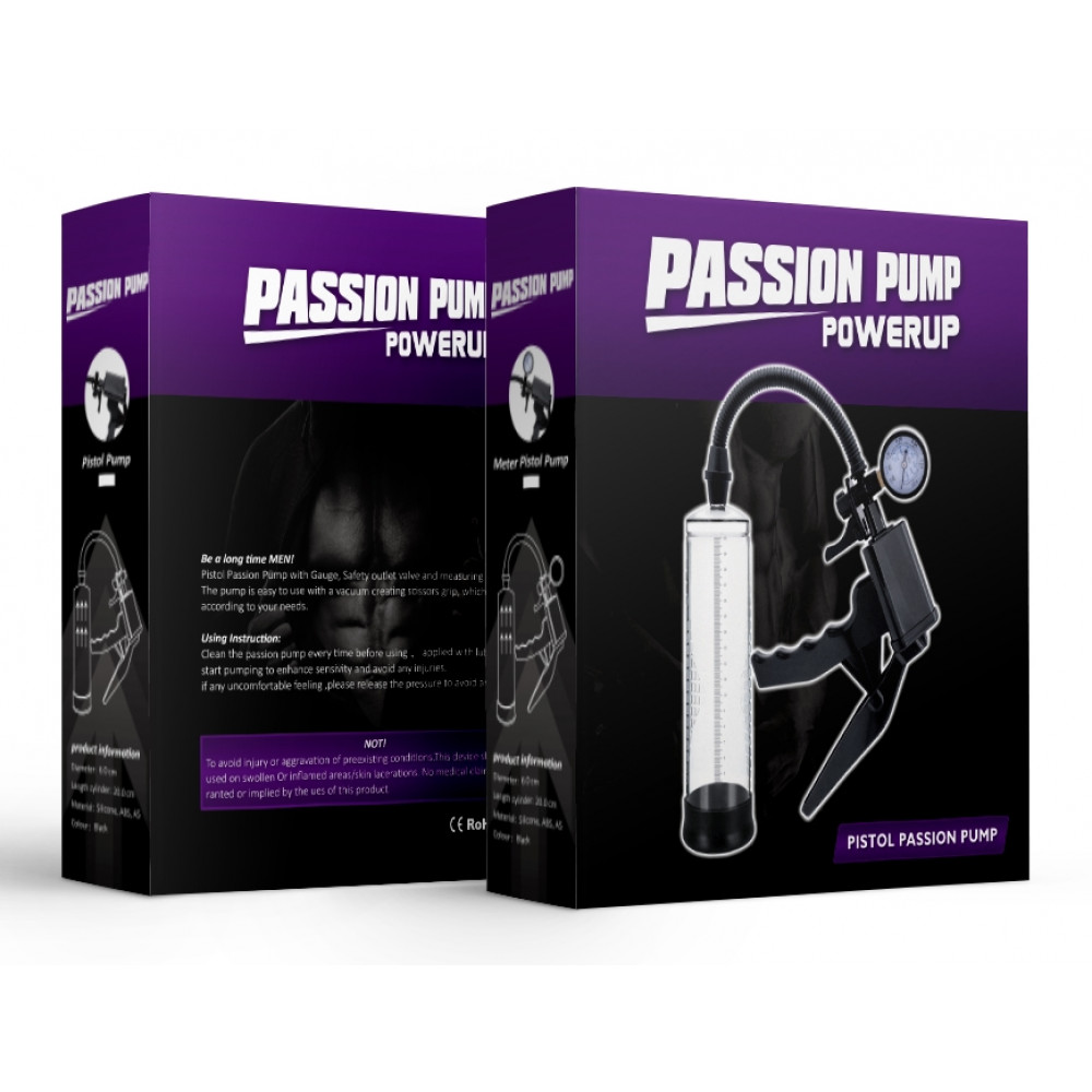 Різне - Вакуумна помпа з манометром CANWIN Passion Pump Powerup - P538 8