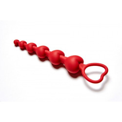 Анальная цепочка Loveshop RED 15.5 см