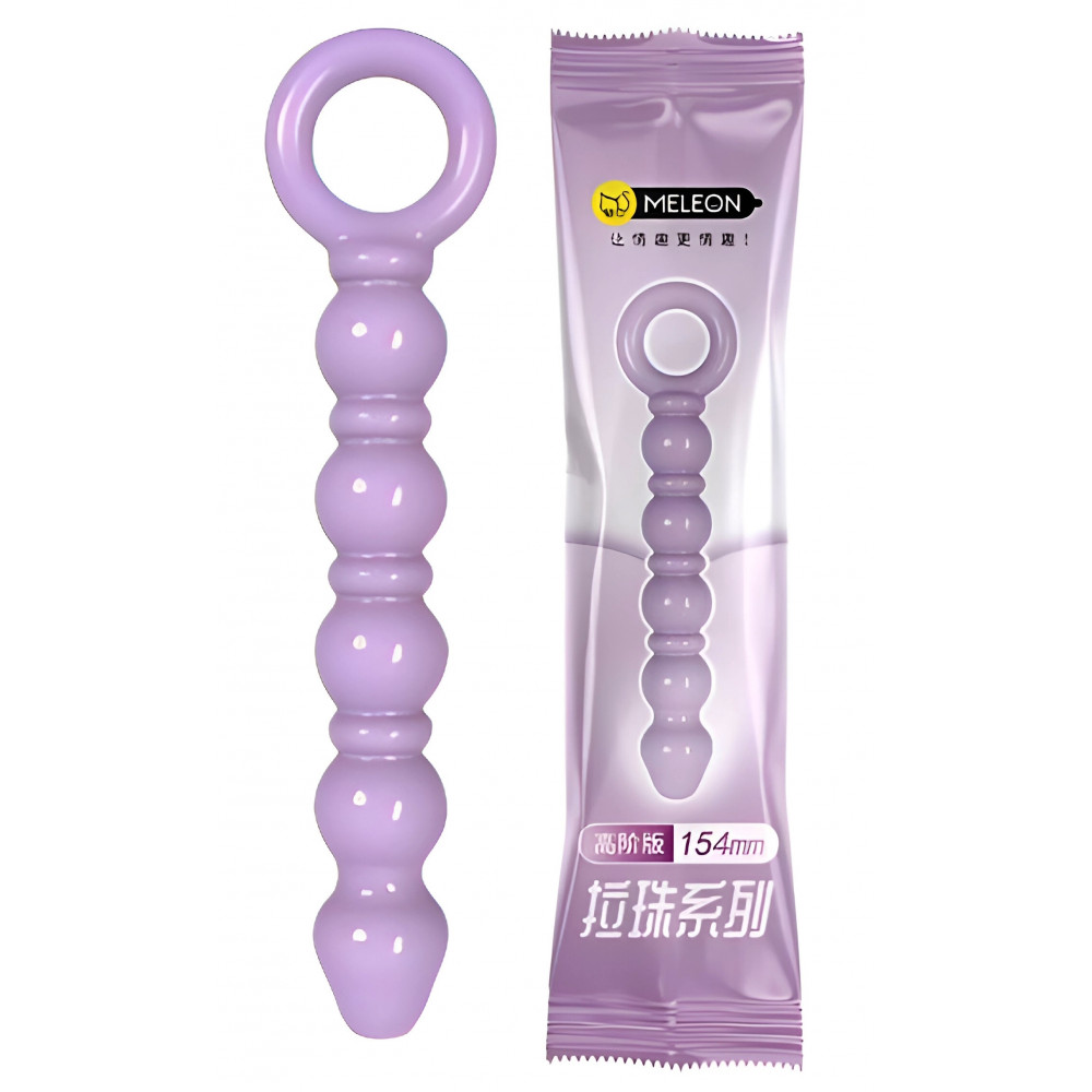 Анальные игрушки без вибрации - Анальные бусы Meleon Anal Beads - AP018