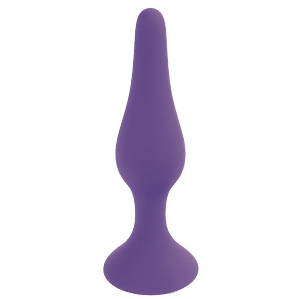 Анальные игрушки - Анальный плаг Silicone Plug Purple - Large, BS6400090 6