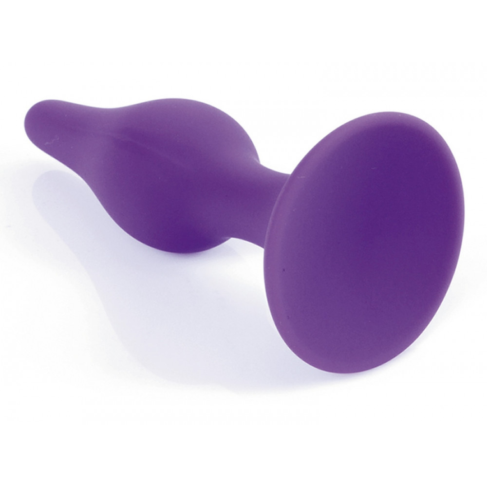 Анальные игрушки - Анальный плаг Silicone Plug Purple - Large, BS6400090 4