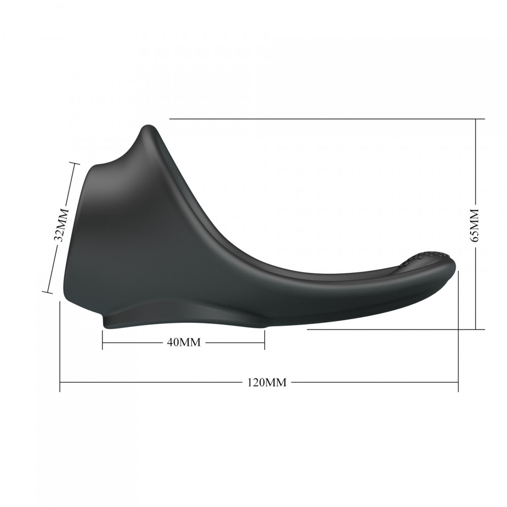  - Ерекційне кільце Crazy Bull - Zadok Silicone Cock Ring, BI-210256 6