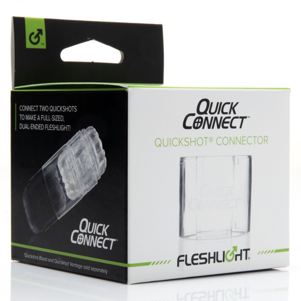 Аксессуары для мастурбаторов - Адаптер Fleshlight Quickshot Quick Connect для соединения двух Квикшотов в одну игрушку 2