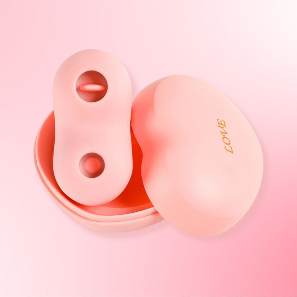 Різне - Кліторальний вакуумний стимулятор з язичком BeYourLover Heart у формі серця, рожевий 8