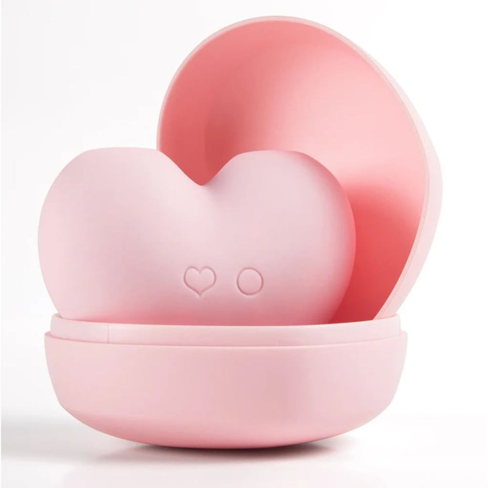 Різне - Кліторальний вакуумний стимулятор з язичком BeYourLover Heart у формі серця, рожевий