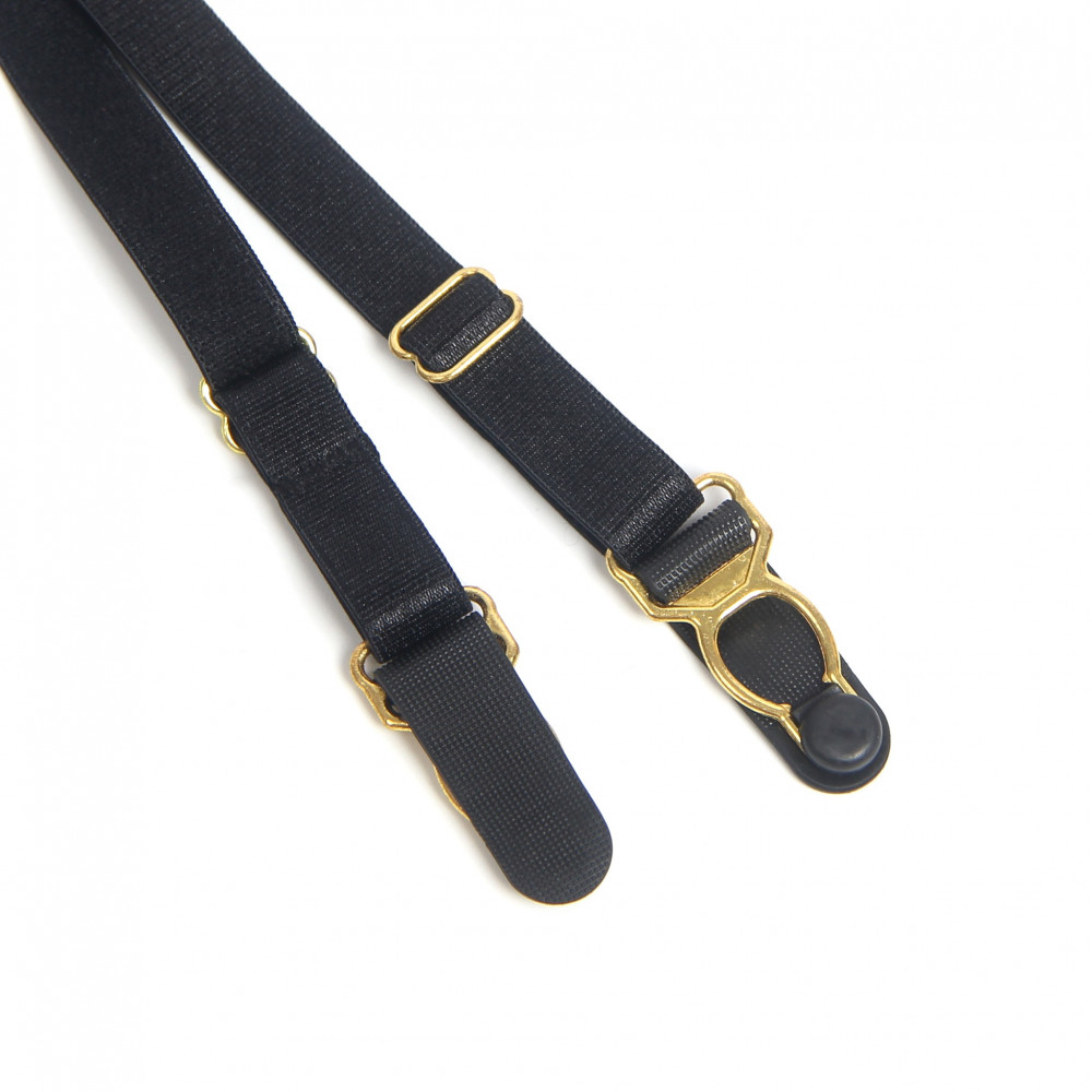 Разное - Корсет с подтяжками и подвязками Star Night на молнии, черный, S 8