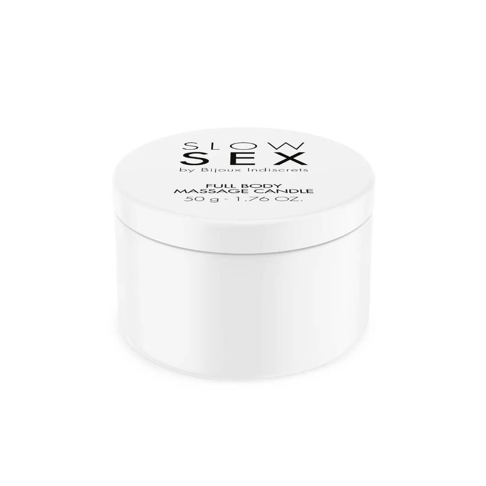 Лубриканты - Массажная свеча с маслами, ароматная, Bijoux Indiscrets Massage Candle Slow Sex, 50 мл